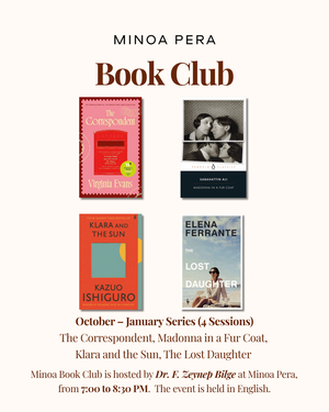 Minoa Book Club – October – January Series (4 Sessions)