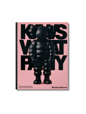 KAWS: WHAT PARTY (Black on Pink edition) Hardcover
