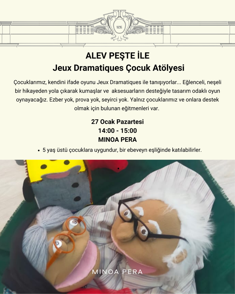 Alev Peşte ile Jeux Dramatiques Çocuk Atölyesi