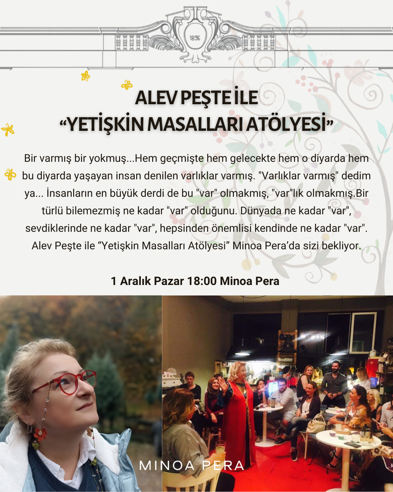 Alev Peşte ile Yetişkin Masalları Atölyesi